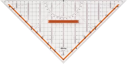 Rotring S0699270 righello Plastica Trasparente 1 pz