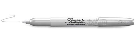 Sharpie Metallic marcatore permanente Argento Punta sottile