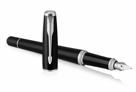 Parker Urban penna stilografica Nero, Cromo Sistema di riempimento della cartuccia 1 pezzo(i) - 2