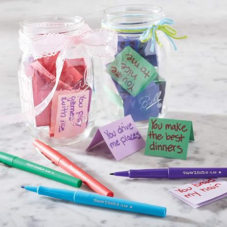 Penna Papermate Flair-Nylon Candy Pop Colori Assortiti - Blister da 12 - 6