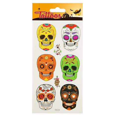 Tatuaggi temporanei - Halloween Calaveras - 2