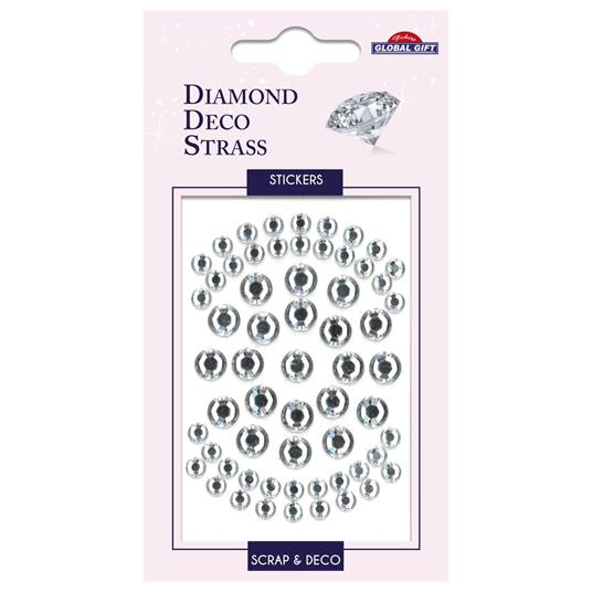 Adesivi Diamante Strass - Argento - 2