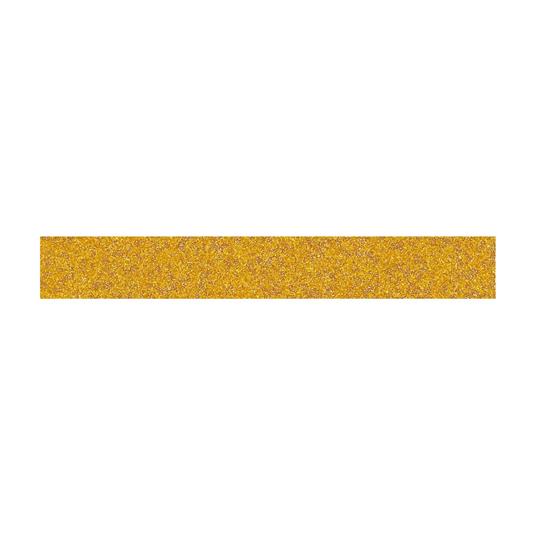 Nastro adesivo - Giallo - Glitter - Riposizionabile - 15 mm x 10 m