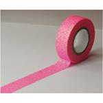 Nastro adesivo - Rosa - Glitter - Riposizionabile - 15 mm x 10 m