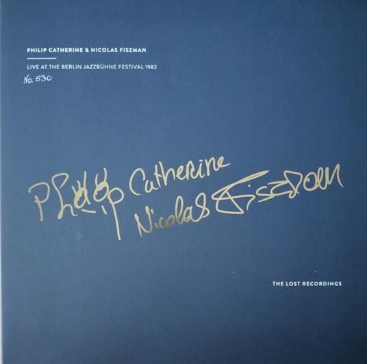 Jazzbuhne Festival 1982 - Vinile LP di Philip Catherine,Nicolas Fiszman