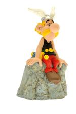 Asterix. Salvadanaio Asterix su una roccia