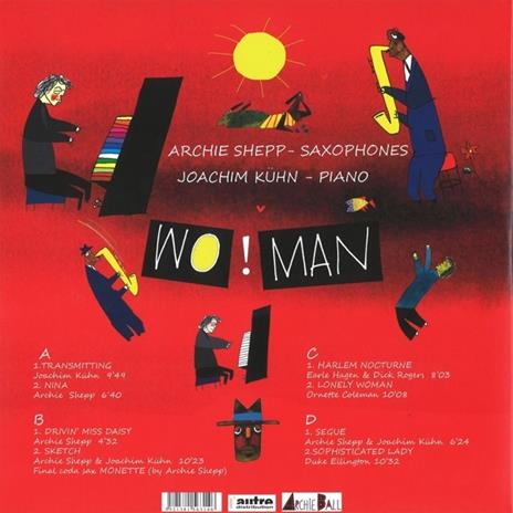 Wo!Man - Vinile LP di Archie Shepp,Joachim Kuhn - 2