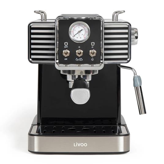 Livoo Macchina per Caffè Espresso con Montalatte 1,5 L 1350 W Nera - Livoo  - Casa e Cucina | IBS