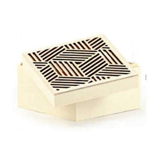 Scatola di legno con coperchio traforato - Geometrico - 9,5 x 9,5 x 6 cm -  Graine Créative - Casa e Cucina | IBS