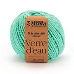 Graine Créative Cotone macramè ø 2,5 mm x 80 m - Verde Acqua