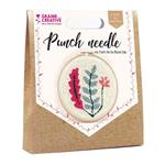 Kit ricamo Punch needle Ø 20 cm - Vegetale