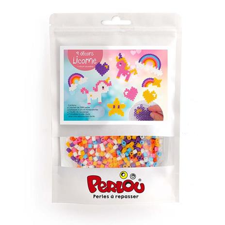 Kit perline da stiro - Unicorno e arcobaleno - 2