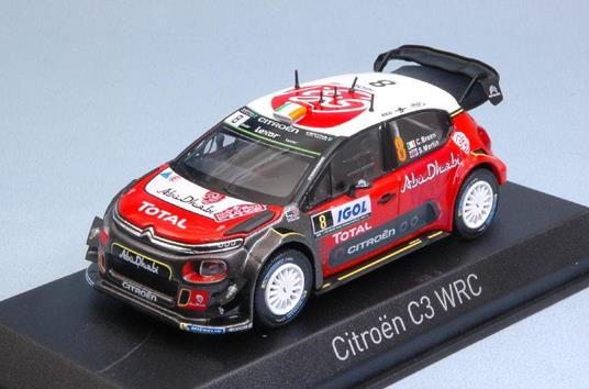 Citroen C3 Wrc #8 5Th Tour De Corse 2017 C. Breen / S. Martin 1:43 Model Nv155364