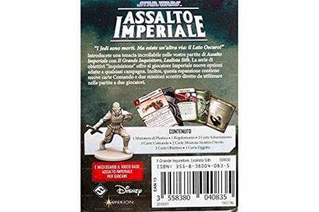 Star Wars - Assalto Imperiale - Il Grande Inquisitore. Esp. - ITA. Gioco da tavolo - 3