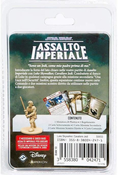 Star Wars - Assalto Imperiale - Luke Skywalker. Esp. - ITA. Gioco da tavolo - 2