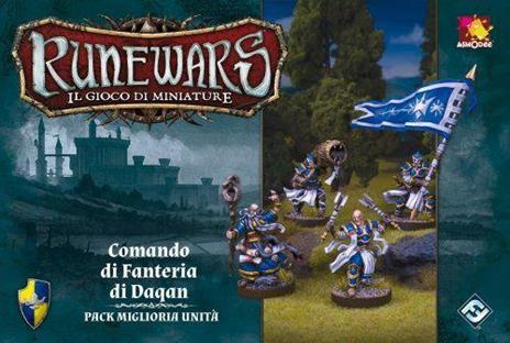 Runewars. Comando di Fanteria di Daqan. Gioco da tavolo