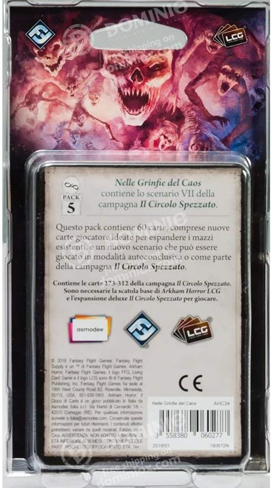 Arkham Horror LCG - L'Ascesa delle Stelle Nere. Esp. - ITA. Gioco da tavolo - 8