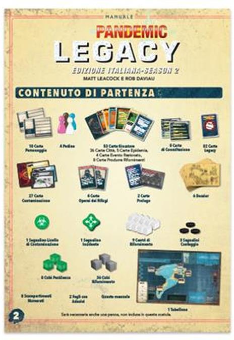 Pandemic Legacy Season 2 (Giallo). Base - ITA. Gioco da tavolo - 6