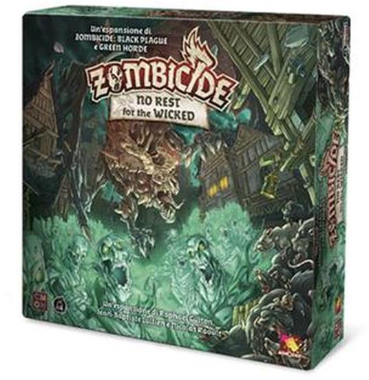 Zombicide Green Horde - No Rest for the Wicked. Esp. - ITA. Gioco da tavolo