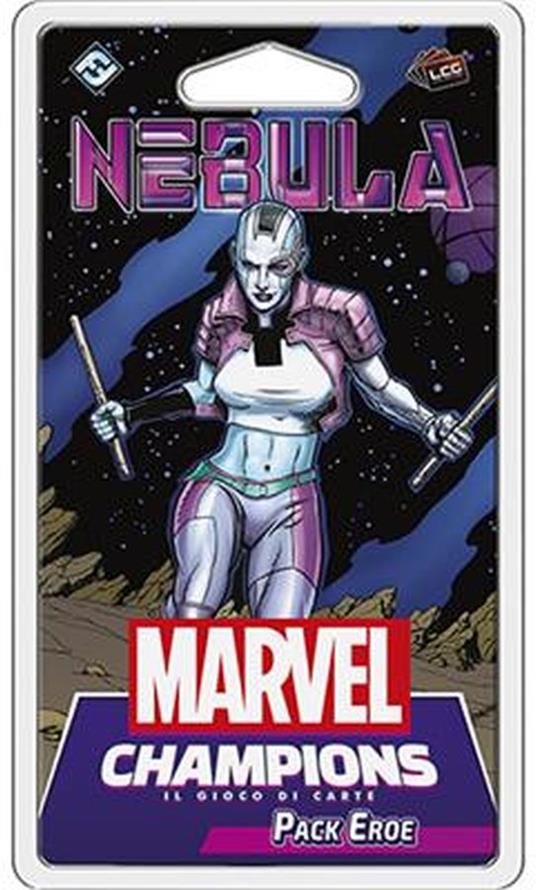 Marvel Champions LCG - Nebula (Pack Eroe). Esp. - ITA. Gioco da tavolo