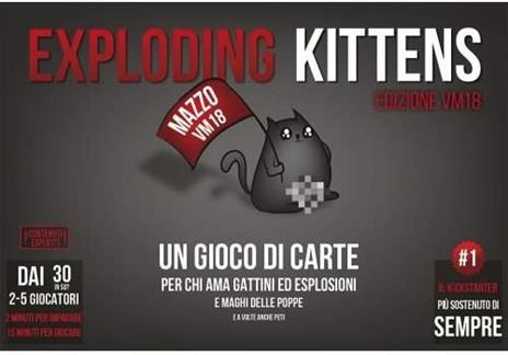 Exploding Kittens VM18 - Base - ITA. Gioco da tavolo - 6