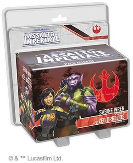 Star Wars - Assalto Imperiale - Sabine Wren e Zeb Orrelios. Esp. - ITA. Gioco da tavolo