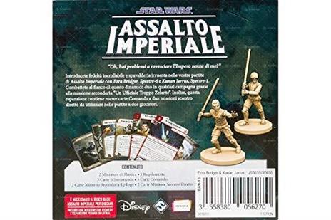 Star Wars - Assalto Imperiale - Ezra Bridger e Kanan Jarrus. Esp. - ITA. Gioco da tavolo - 3