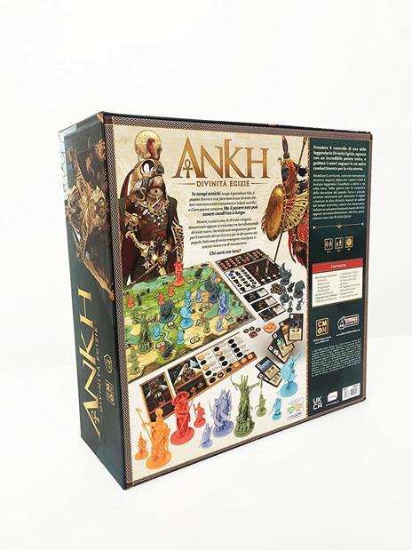 Ankh : Divinità Egizie - gioco da tavola Asmodee - Il Drago Fanfarone