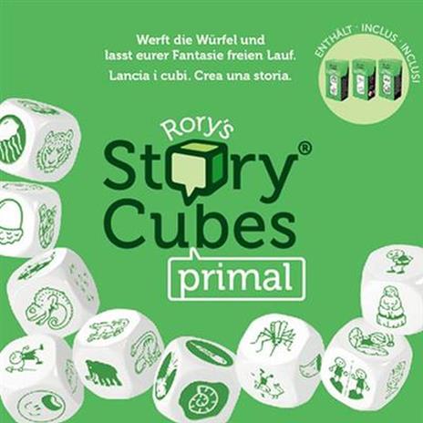 Rory's Story Cubes Primal (verde scuro). Base - Multi (ITA). Gioco da tavolo - 3