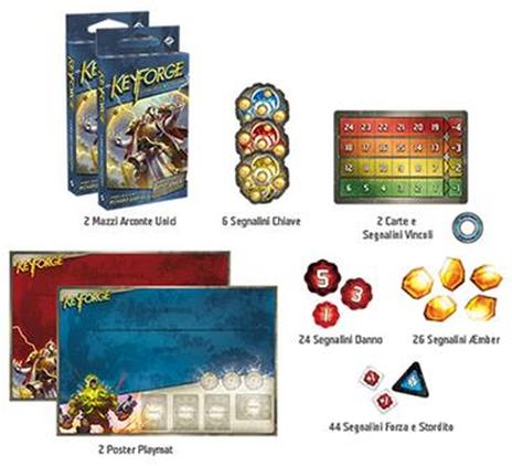 KeyForge, l'Era dell'Ascensione. Starter Set per 2 Giocatori. Base. Gioco da tavolo - ITA - 4