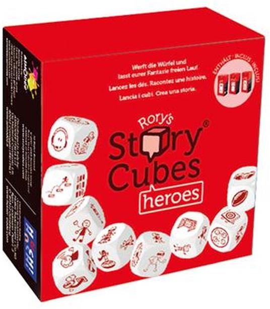 Rory's Story Cubes Heroes (rosso). Base - Multi (ITA). Gioco da tavolo - 3