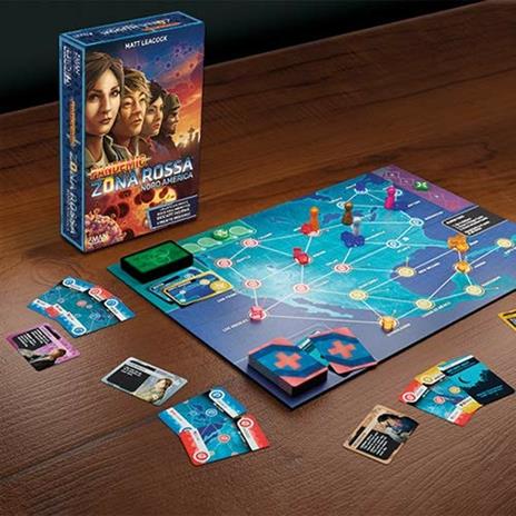 Pandemic Zona Rossa - Nord America. Base - ITA. Gioco da tavolo - 5