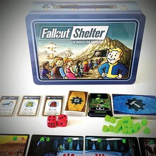 Fallout Shelter, il Gioco da Tavolo. Base - ITA. Gioco da tavolo - Asmodee  - Giochi di ruolo e strategia - Giocattoli | IBS