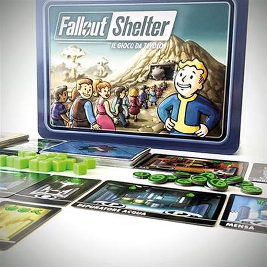 Fallout Shelter, il Gioco da Tavolo. Base - ITA. Gioco da tavolo - Asmodee  - Giochi di ruolo e strategia - Giocattoli | IBS