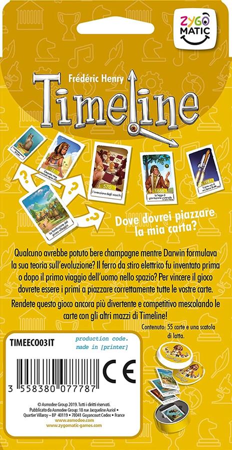 Timeline Classico ECO - blister. Base - ITA. Gioco da tavolo - 2