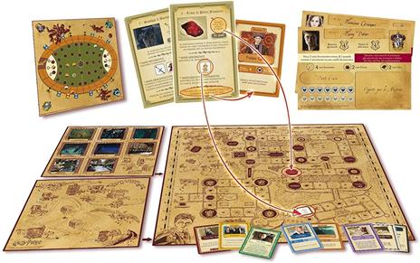 Harry Potter - Un anno a Hogwarts. Base - ITA. Gioco da tavolo - Asmodee - Giochi  di ruolo e strategia - Giocattoli