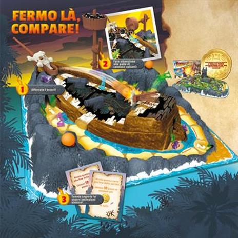 L'Isola di Fuoco-Il Relitto della Sciabola Cremisi. Esp. - ITA. Gioco da tavolo - 3