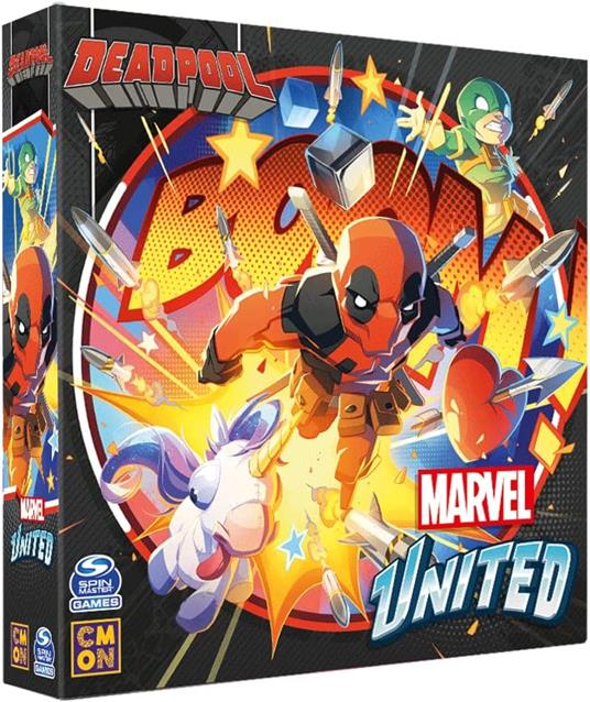 X-Men United - Deadpool. Esp. - ITA. Gioco da tavolo - Asmodee - Giochi di  ruolo e strategia - Giocattoli