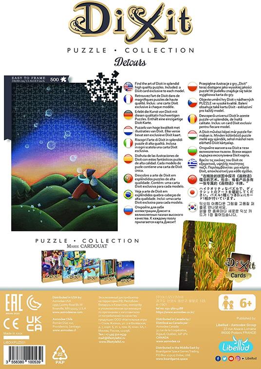 Dixit Puzzle - Detours (500 pz.). Puzzle - ITA. Gioco da tavolo - 4