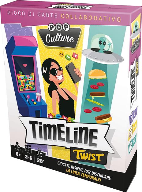 Timeline Twist - Pop Culture. Base - ITA. Gioco da tavolo - 2