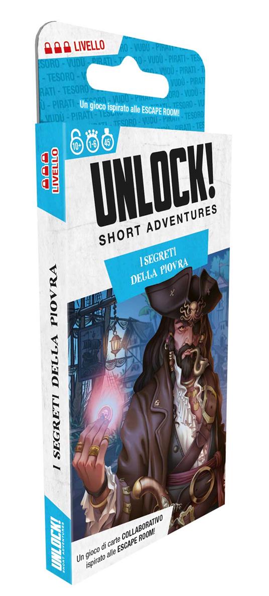 Unlock! SA- I Segreti della Piovra. Base - ITA. Gioco da tavolo - Asmodee -  Giochi di ruolo e strategia - Giocattoli