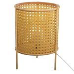 Lampada da Tavolo Cannage in bambu e rattan 28 cm