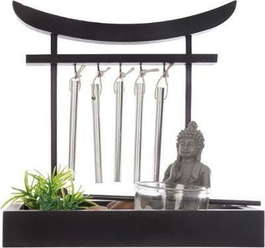 Giardino Zen con Buddha e Campanelle 15x12cm - 2