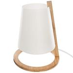 Lampada da tavolo in bambù, diametro 20 cm, altezza 26 cm