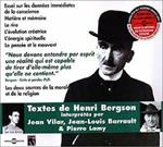 Textes De Henri Bergson