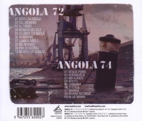 Angola 72-74 - CD Audio di Bonga - 2