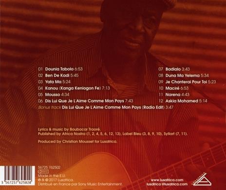 Dounia Tabolo - CD Audio di Boubacar Traoré - 2