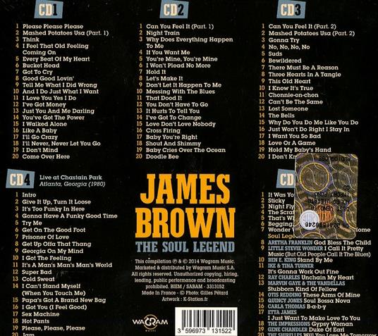 The Soul Legend - James Brown - CD | IBS