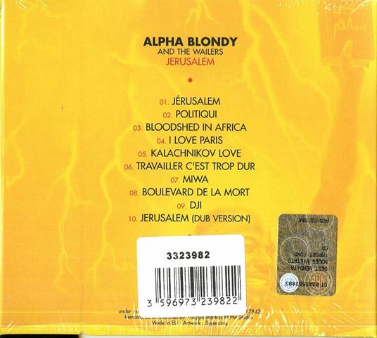 Jerusalem - CD Audio di Alpha Blondy - 2