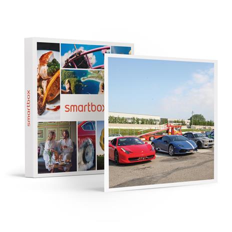 SMARTBOX - 2 adrenalinici giri su pista con una Ferrari, una Lamborghini e una Subaru - Cofanetto regalo - 2
